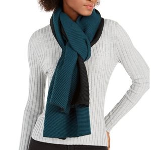 Calvin Klein Double Faced Pleated Blanket Scarf